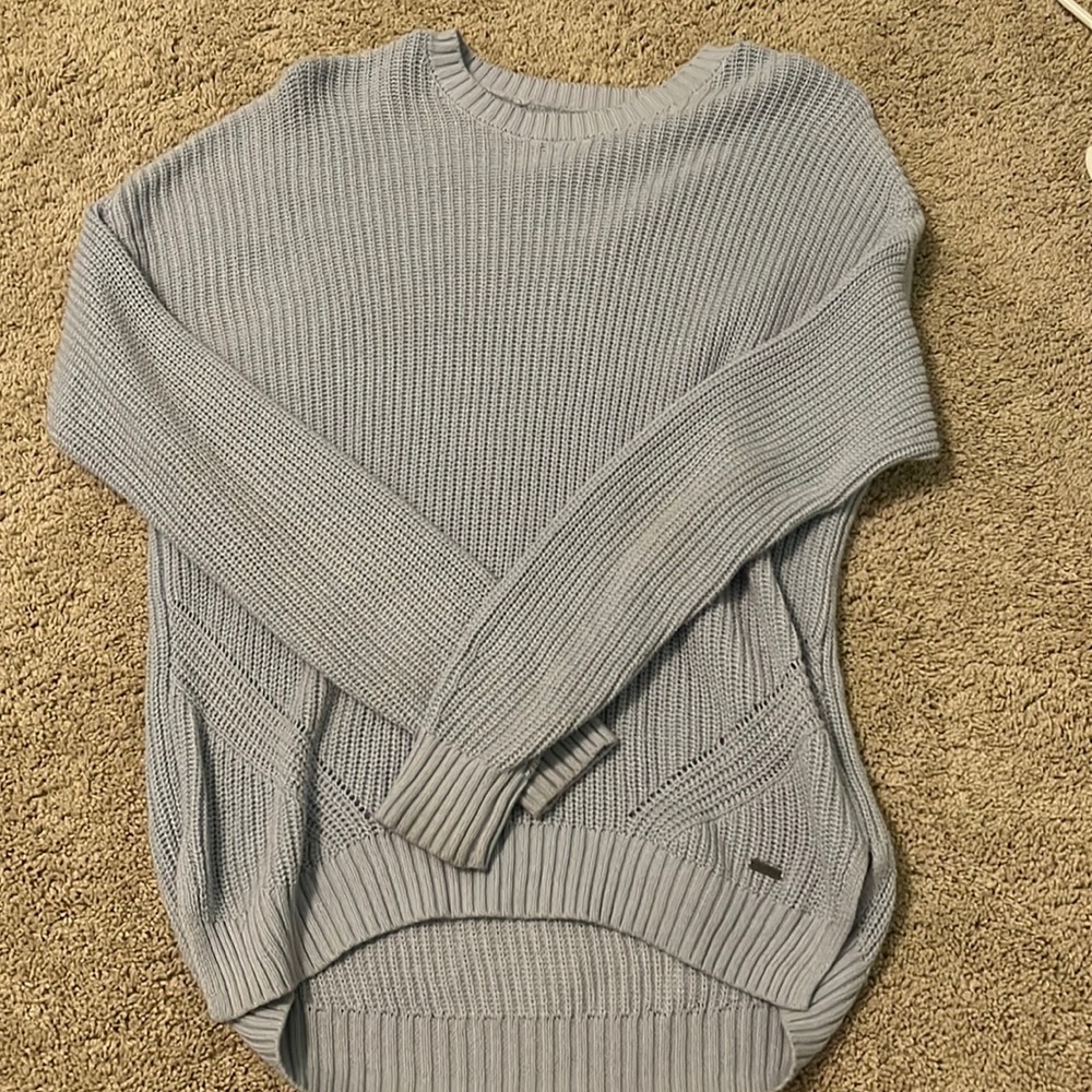 really cozy and comfortable light blue sweater! perfect for the holidays